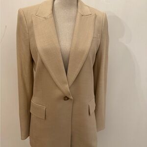 VERONICA BEARD LONG AND LEAN DICKEY JACKET,4, Sand, NWT